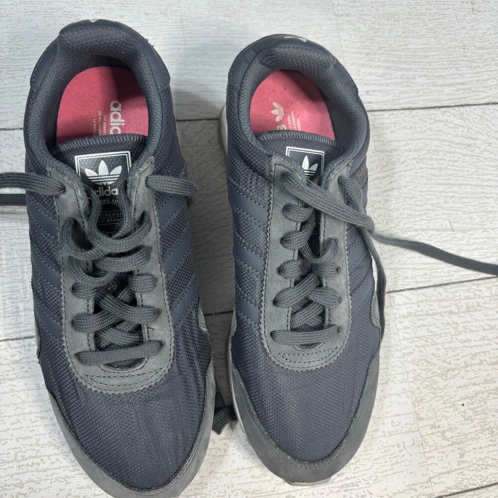 adidas Haven Gray Suede Sneakers Women’s 6